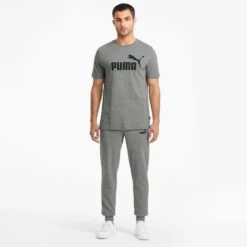 PUMA ESSENTIALS LOGO MEN'S TEE -Fitness Gear Store 255 255 255 a1720483 96e1 47ff bb70 9bf32ea58b47