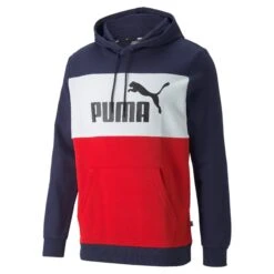 PUMA ESSENTIALS+ MEN'S COLOURBLOCK HOODIE