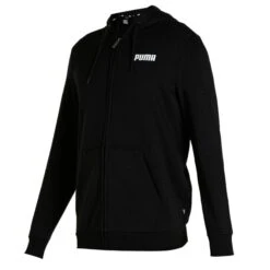 PUMA ESSENTIALS FULL-ZIP FULL-LENGTH MEN'S HOODIE