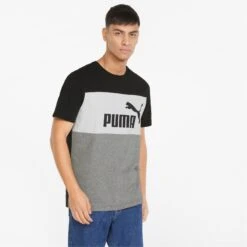 PUMA ESSENTIALS+ COLOUR-BLOCKED MEN'S TEE 9 PUMA ESSENTIALS+ COLOUR-BLOCKED MEN'S TEE -Fitness Gear Store 255 255 255 f74094a9 0caa 478f a128 4323aa7f2c12