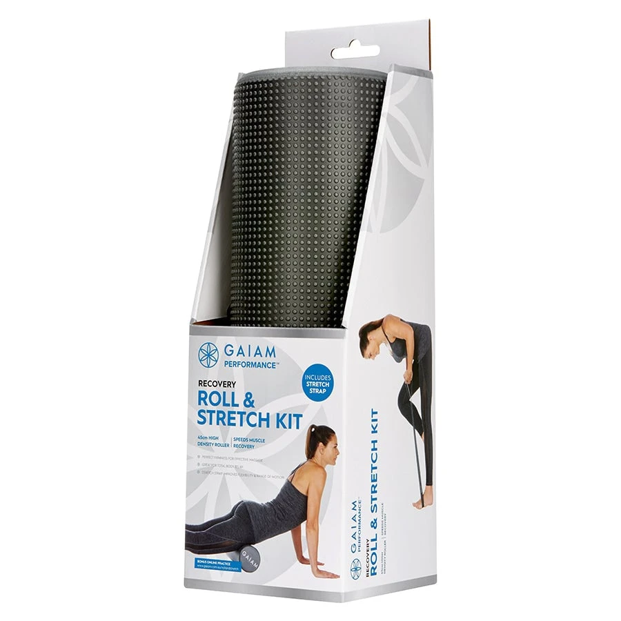 GAIAM FOAM ROLLER STRECH KIT 45CM 4 GAIAM FOAM ROLLER STRECH KIT 45CM - Image 2