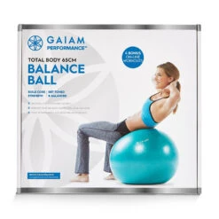 GAIAM PHYSIO BALL BALANCEBALL KIT 65CM
