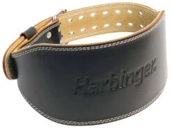 HARBINGER WEIGHT BELT 6" PADDED LEATHER