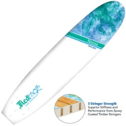 RED BACK NOOSA MALIBU 7FT SURFBOARD