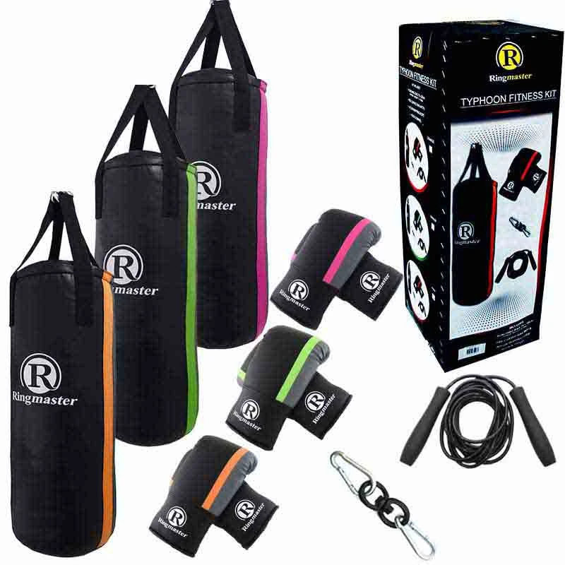 RINGMASTER PUNCH BAG FITNESS KIT TYPHOON 3 RINGMASTER PUNCH BAG FITNESS KIT TYPHOON