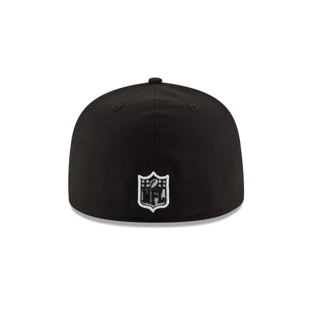 NEW ERA CAP 59FIFTY BLACK/WHITE NEW - OAKLAND RAIDERS 6 NEW ERA CAP 59FIFTY BLACK/WHITE NEW - OAKLAND RAIDERS - Image 4
