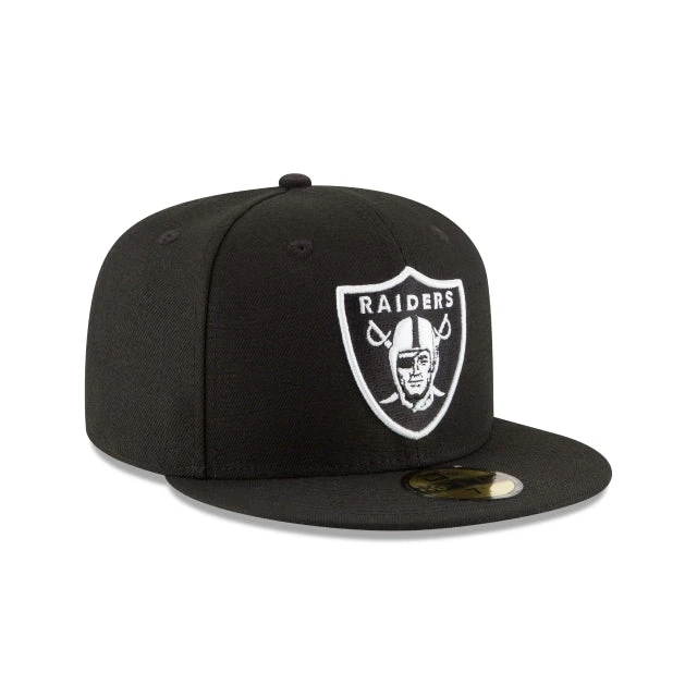 NEW ERA CAP 59FIFTY BLACK/WHITE NEW - OAKLAND RAIDERS 5 NEW ERA CAP 59FIFTY BLACK/WHITE NEW - OAKLAND RAIDERS - Image 3