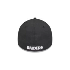 NEW ERA CAP 39THIRTY BLACK WHITE LAS VAGAS RAIDERS -Fitness Gear Store 9500478177310