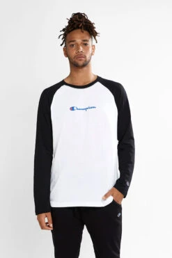 CHAMPION SCRIPT LONG SLEEVE TEE