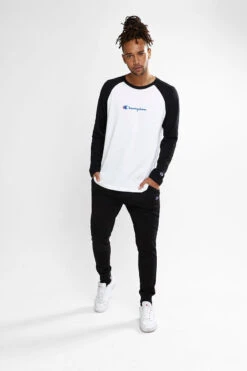 CHAMPION SCRIPT LONG SLEEVE TEE -Fitness Gear Store AW4RN BAW 4