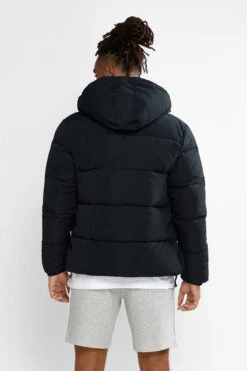 CHAMPION ROCHESTER ATHLETIC PUFFER JACKET -Fitness Gear Store AW93N BLK 3