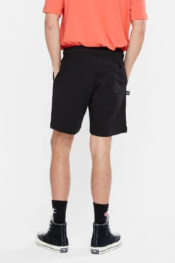 CHAMPION FRENCH TERRY SCRIPT SHORT -Fitness Gear Store AWM6N BLK 3