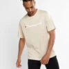 CHAMPION SCRIPT SHORT SLEEVE TEE -Fitness Gear Store AXQPN FIX 1