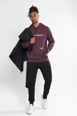 CHAMPION SCRIPT MENS HOODIE -Fitness Gear Store AY79N FAO 4