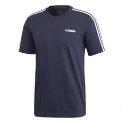 ADIDAS MENS ESSENTIALS 3 STRIPE TEE