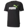 PUMA ESSENTIALS+ 2 COLOUR LOGO MEN'S TEE -Fitness Gear Store ESSENTIALS 2COLOURLOGOMEN STEEBLACKGREEN 1024x1024 2x dc30608a a661 410b 8854 ff85a3d42c6f