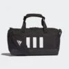ADIDAS ESSENTIALS 3-STRIPES DUFFEL BAG SMALL 1 ADIDAS ESSENTIALS 3-STRIPES DUFFEL BAG SMALL -Fitness Gear Store Essentials 3 Stripes Duffel Bag Extra Small Black GN1540 01 standard