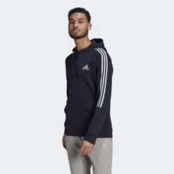 ADIDAS ESSENTIALS FLEECE CUT 3-STRIPES HOODIE