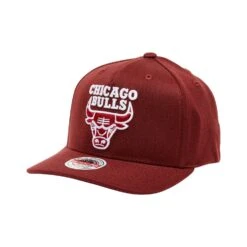 MITCHELL & NESS CHICAGO BULLS CRIMSON SECTOR CLASSIC RED SNAPBACK