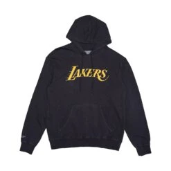 MITCHELL & NESS L.A LAKERS VINTAGE LOGO HOODIE