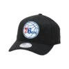 MITCHELL & NESS PHILIDELPHIA 76ers BLUE TEAM LOGO FLEX 110 5 PANEL SNAPBACK
