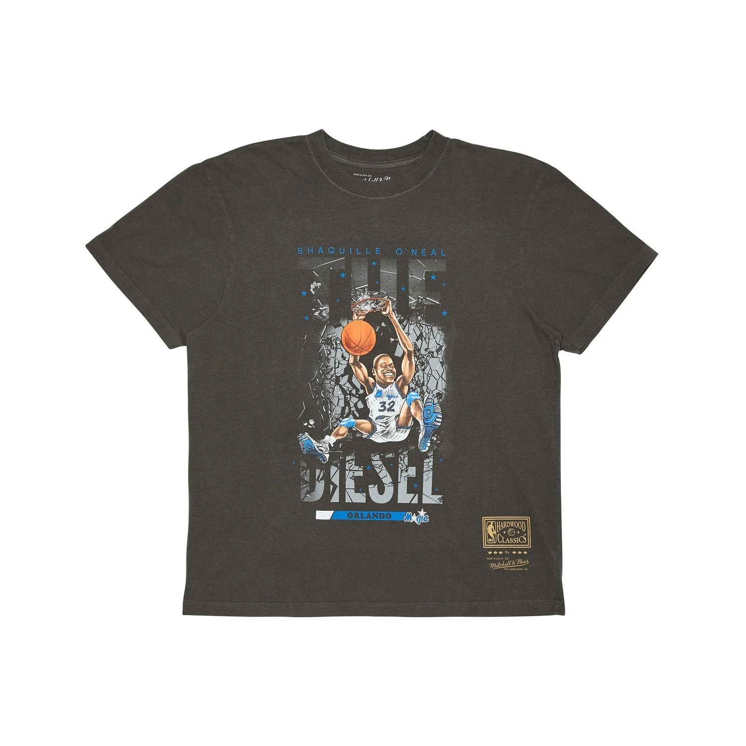MITCHELL & NESS ORLANDO MAJIC CARTOON SERIES TEE SHAQ 3 MITCHELL & NESS ORLANDO MAJIC CARTOON SERIES TEE SHAQ