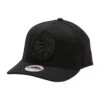 MITCHELL & NESS TORONTO RAPTORS BLACK TEAM LOGO 5 PANEL CLASSIC RED SNAPBACK