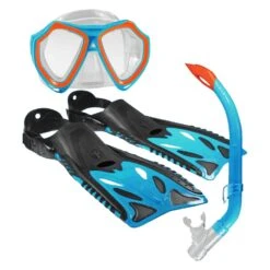 LAND & SEA NIPPER JUNIOR MASK & SNORKEL SET - BLUE