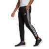 ADIDAS MEN'S 3 STRIPE FLEECE TRACK PANTS -Fitness Gear Store Rebel 60479901 black hi res