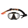 MIRAGE FLAME MASK & SNORKEL SET - BLACK -Fitness Gear Store SE26
