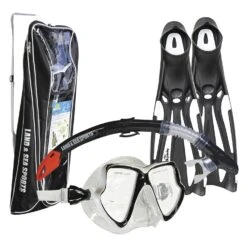 LAND & SEA WHITSUNDAY MASK & SNORKEL SET - CLEAR