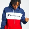 CHAMPION EU ROCH MENS COLOURBLOCK MENS HOODIE -Fitness Gear Store avx3a1 blue red 1 600