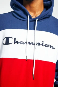 CHAMPION EU ROCH MENS COLOURBLOCK MENS HOODIE -Fitness Gear Store avx3a1 blue red 3 600
