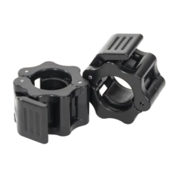 ORBIT BARBELL BAR COLLARS 1" PLASTIC CLIP LOCK