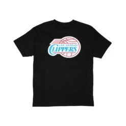 MITCHELL & NESS LOS ANGELES CLIPPERS RETRO REPEAT TEE -Fitness Gear Store cli2