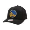 MITCHELL & NESS GOLDEN STATE WARRIORS TEAM LOGO 5 PANEL CLASSIC RED SNAPBACK