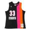ALONZO MOURNING MIAMI HEAT MITCHELL & NESS NBA 05-06 SWINGMAN JERSEY - BLACK -Fitness Gear Store mou1