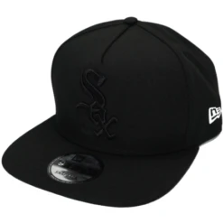 NEW ERA TEAM TONAL BLACK SNAP 9FIFTY CAP - CHICAGO WHITE SOX