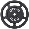 ORBIT WEIGHT PLATE 25MM 10KG EA -Fitness Gear Store std10kg standard weight plate 0