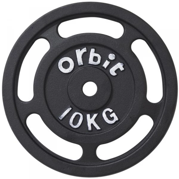 ORBIT WEIGHT PLATE 25MM 10KG EA 3 ORBIT WEIGHT PLATE 25MM 10KG EA