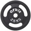 ORBIT WEIGHT PLATE 25MM 2½KG EA -Fitness Gear Store std2.5kg standard weight plate 0