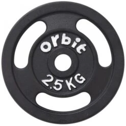 ORBIT WEIGHT PLATE 25MM 2½KG EA