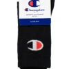 CHAMPION CREW C-LOGO SOCK -Fitness Gear Store syfmn blk 1