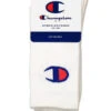 CHAMPION CREW C-LOGO 3 PACK SOCKS -Fitness Gear Store syfmn wit 1